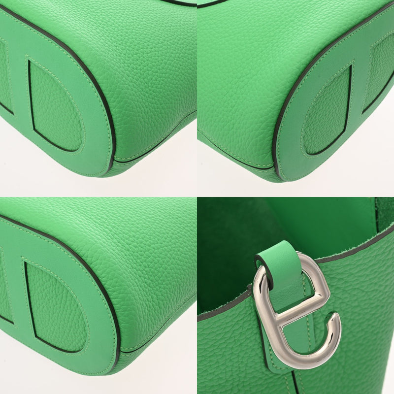 HERMES エルメス インザループ 18 ヴェールコミック W刻印(2024年頃) レディース トリヨンクレマンス ヴォースイフト ハンドバッグ 未使用 銀蔵