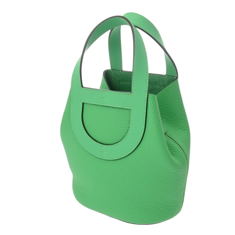 HERMES エルメス インザループ 18 ヴェールコミック W刻印(2024年頃) レディース トリヨンクレマンス ヴォースイフト ハンドバッグ 未使用 銀蔵