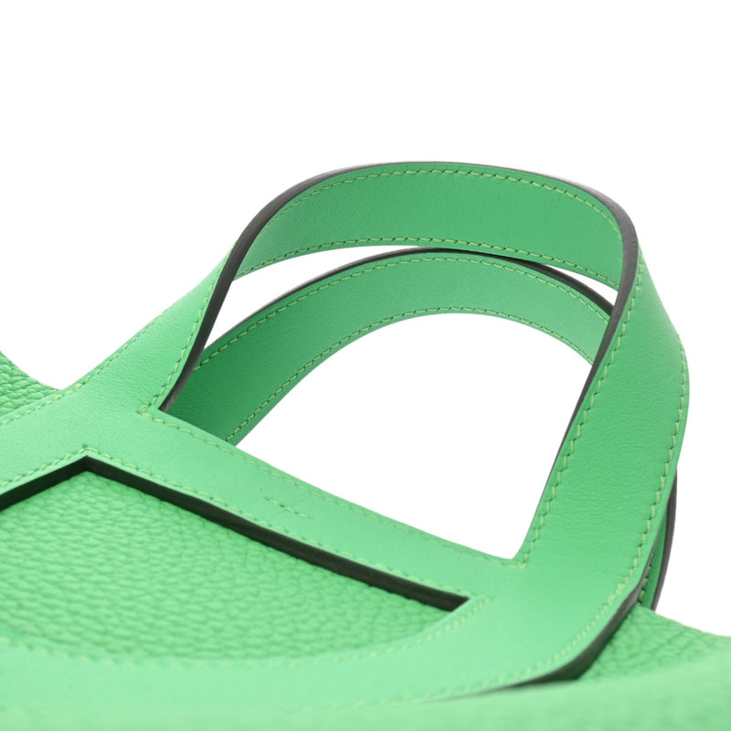 HERMES エルメス インザループ 18 ヴェールコミック W刻印(2024年頃) レディース トリヨンクレマンス ヴォースイフト ハンドバッグ 未使用 銀蔵