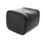 CHANEL シャネル 縦型バニティ ブラック A01998 レディース キャビアスキン バニティバッグ Bランク 中古 銀蔵