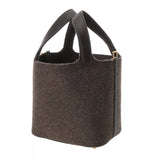 HERMES エルメス ピコタン ロック PM エベーヌ Y刻印(2020年頃) レディース フェルト ヴォースイフト ハンドバッグ ABランク 中古 銀蔵