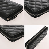 CHANEL シャネル マトラッセ クラシック ロングジップウォレット ブラック AP0242 レディース キャビアスキン 長財布 新同 中古 銀蔵
