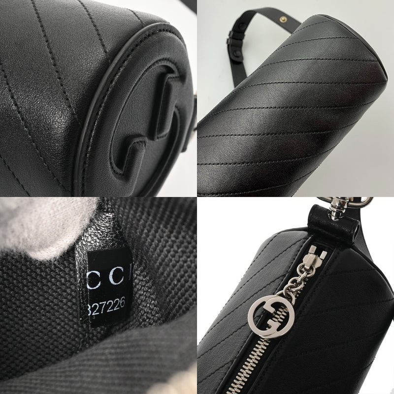 GUCCI グッチ ブロンディ ミニショルダーバッグ ブラック 760170 レディース レザー ショルダーバッグ 新同 中古 銀蔵