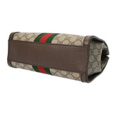 GUCCI グッチ オフィディア スモールトート ベージュ/エボニー 547551 レディース GGスプリームキャンバス ハンドバッグ Aランク 中古 銀蔵