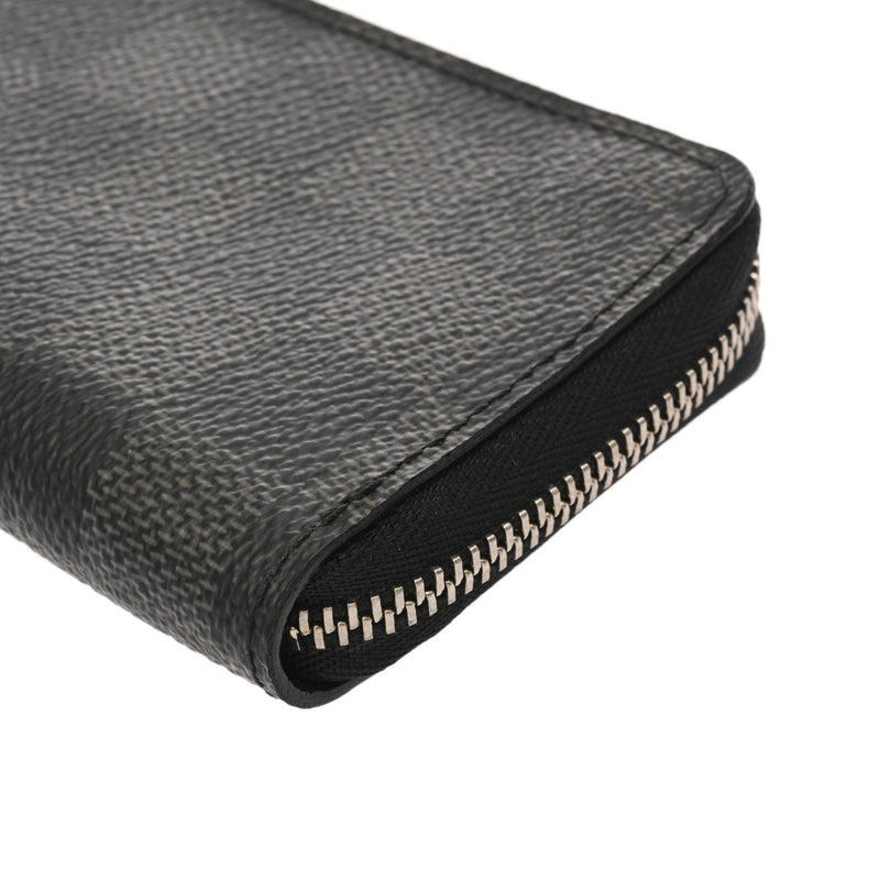 LOUIS VUITTON ルイヴィトン ダミエグラフィット ジッピーコインパース ブラック N63076 メンズ ダミエキャンバス コインケース Aランク 中古 銀蔵