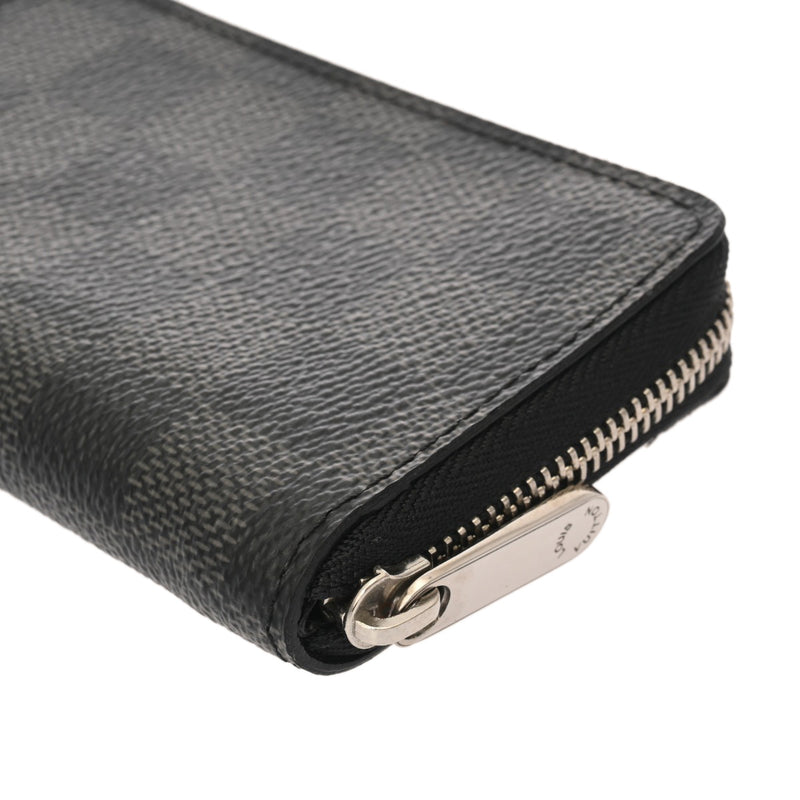 LOUIS VUITTON ルイヴィトン ダミエグラフィット ジッピーコインパース ブラック N63076 メンズ ダミエキャンバス コインケース Aランク 中古 銀蔵