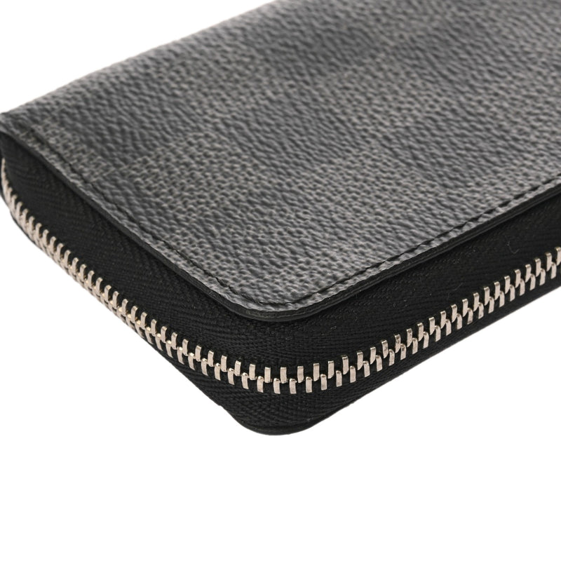 LOUIS VUITTON ルイヴィトン ダミエグラフィット ジッピーコインパース ブラック N63076 メンズ ダミエキャンバス コインケース Aランク 中古 銀蔵