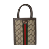 GUCCI グッチ スーパーミニバッグ 2WAY ベージュ 772317 レディース GGスプリームキャンバス レザー ハンドバッグ 新同 中古 銀蔵