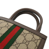 GUCCI グッチ スーパーミニバッグ 2WAY ベージュ 772317 レディース GGスプリームキャンバス レザー ハンドバッグ 新同 中古 銀蔵