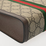 GUCCI グッチ スーパーミニバッグ 2WAY ベージュ 772317 レディース GGスプリームキャンバス レザー ハンドバッグ 新同 中古 銀蔵