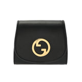 GUCCI グッチ ミディアム ブラック 725219 レディース レザー チェーンウォレット Aランク 中古 銀蔵