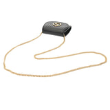 GUCCI グッチ ミディアム ブラック 725219 レディース レザー チェーンウォレット Aランク 中古 銀蔵