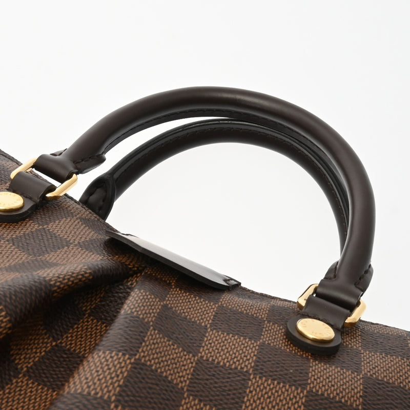 LOUIS VUITTON ルイヴィトン ダミエ シエナ PM 2WAY ブラウン N41545 レディース ダミエキャンバス ハンドバッグ Aランク 中古 銀蔵