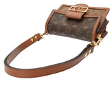 LOUIS VUITTON ルイヴィトン モノグラムリバース ドーフィーヌ MINI 新型 ブラウン M45959 レディース モノグラムキャンバス ショルダーバッグ Aランク 中古 銀蔵