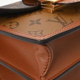 LOUIS VUITTON ルイヴィトン モノグラムリバース ドーフィーヌ MINI 新型 ブラウン M45959 レディース モノグラムキャンバス ショルダーバッグ Aランク 中古 銀蔵