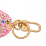 LOUIS VUITTON ルイヴィトン ポルトクレ ラブロックハート バレンタイン限定 ピンク M01164 レディース ヴェルニ キーホルダー Aランク 中古 銀蔵