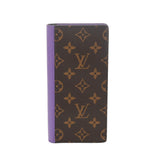LOUIS VUITTON ルイヴィトン モノグラム マカサー ポルトフォイユ ブラザ パープル M81538 メンズ モノグラムキャンバス 長財布 Aランク 中古 銀蔵