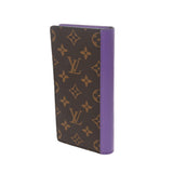 LOUIS VUITTON ルイヴィトン モノグラム マカサー ポルトフォイユ ブラザ パープル M81538 メンズ モノグラムキャンバス 長財布 Aランク 中古 銀蔵