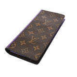 LOUIS VUITTON ルイヴィトン モノグラム マカサー ポルトフォイユ ブラザ パープル M81538 メンズ モノグラムキャンバス 長財布 Aランク 中古 銀蔵