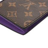 LOUIS VUITTON ルイヴィトン モノグラム マカサー ポルトフォイユ ブラザ パープル M81538 メンズ モノグラムキャンバス 長財布 Aランク 中古 銀蔵