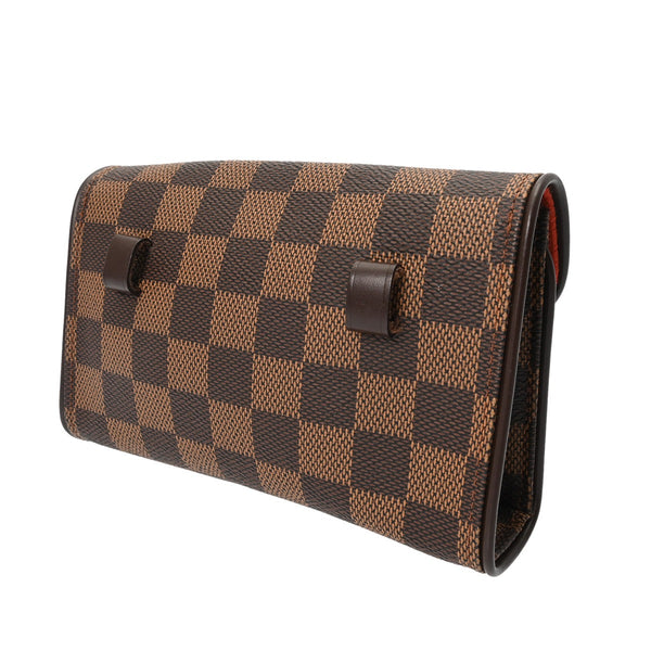 LOUIS VUITTON ルイヴィトン ダミエ ポシェットフロランティーヌ ブラウン N51856 ユニセックス ダミエキャンバス ウエストバッグ Aランク 中古 銀蔵