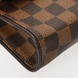 LOUIS VUITTON ルイヴィトン ダミエ ポシェットフロランティーヌ ブラウン N51856 ユニセックス ダミエキャンバス ウエストバッグ Aランク 中古 銀蔵