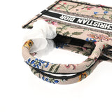 CHRISTIAN DIOR クリスチャンディオール ブックトート スモール 花柄 ピンクベージュ M1265ZEAU レディース キャンバス ハンドバッグ 新同 中古 銀蔵