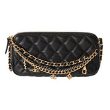 CHANEL シャネル マトラッセ フォンケース ショルダーダブルジップ ブラック レディース ラムスキン ショルダーバッグ Aランク 中古 銀蔵