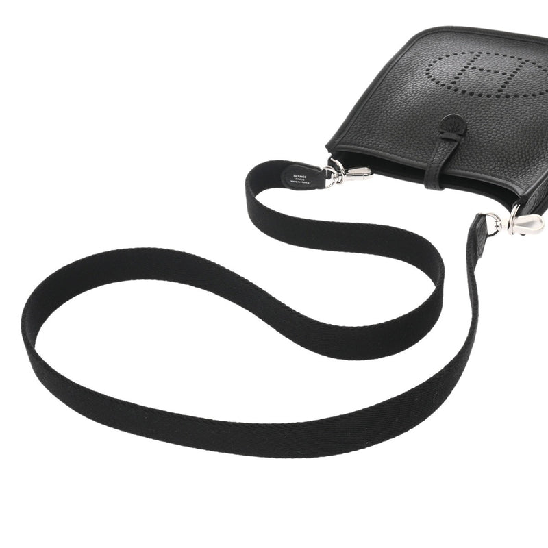 HERMES エルメス エヴリン TPM アマゾン ブラック W刻印(2024年頃) レディース トリヨンクレマンス ショルダーバッグ 未使用 銀蔵