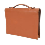 HERMES エルメス サックアデペッシュ27 ハンドバッグ コニャック □I刻印(2005年頃) メンズ ヴォーエプソン ビジネスバッグ Bランク 中古 銀蔵