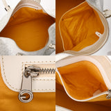 GOYARD ゴヤール クロワージュ 50 ホワイト レディース PVC レザー ボストンバッグ Bランク 中古 銀蔵