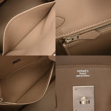 HERMES エルメス バーキン 30 カザック エトゥープ/アルジル/ローズジャイプール □P刻印(2012年頃) レディース トリヨン/スイフト ハンドバッグ ABランク 中古 銀蔵