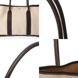 HERMES エルメス ガーデンパーティ PM マロン □H刻印(2004年頃) ユニセックス トワルアッシュ ハンドバッグ Bランク 中古 銀蔵