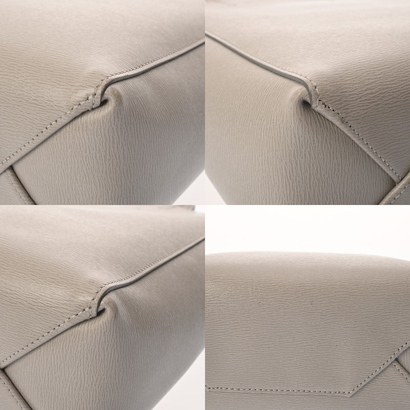 CELINE セリーヌ バーティカルカバ スモール グレー 189813 レディース レザー トートバッグ ABランク 中古 銀蔵