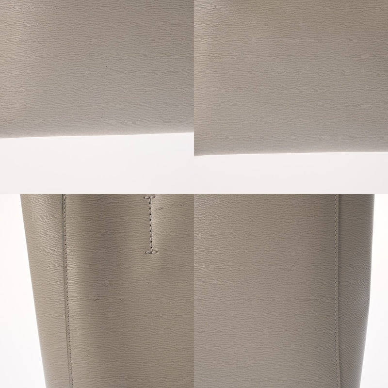 CELINE セリーヌ バーティカルカバ スモール グレー 189813 レディース レザー トートバッグ ABランク 中古 銀蔵