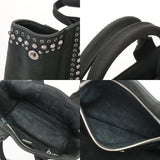 PRADA プラダ カナパ トート スタッズ ビジュ モスグリーン BN2642 レディース キャンバス ハンドバッグ Bランク 中古 銀蔵