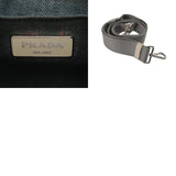PRADA プラダ カナパ トート スタッズ ビジュ モスグリーン BN2642 レディース キャンバス ハンドバッグ Bランク 中古 銀蔵