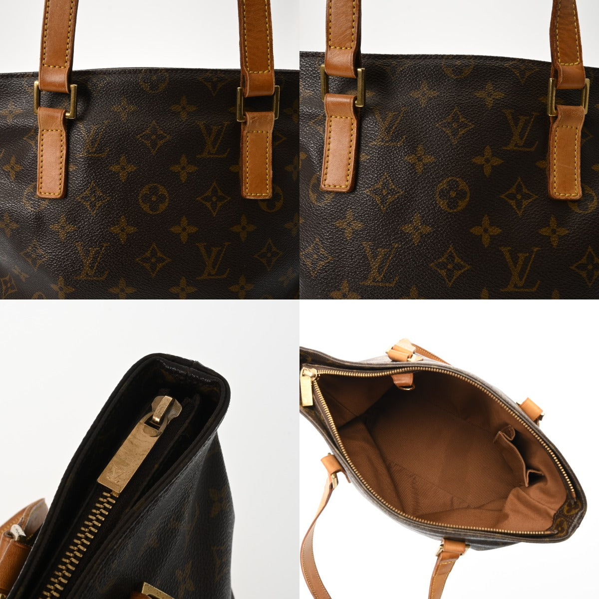Louis Vuitton ダークブラウン トートバッグ カバピアノ Louis Vuitton ダークブラウン トートバッグ