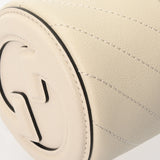 GUCCI グッチ ブロンディ ミニショルダーバッグ ホワイト 760170 レディース レザー ショルダーバッグ Aランク 中古 銀蔵