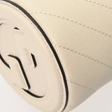 GUCCI グッチ ブロンディ ミニショルダーバッグ ホワイト 760170 レディース レザー ショルダーバッグ Aランク 中古 銀蔵