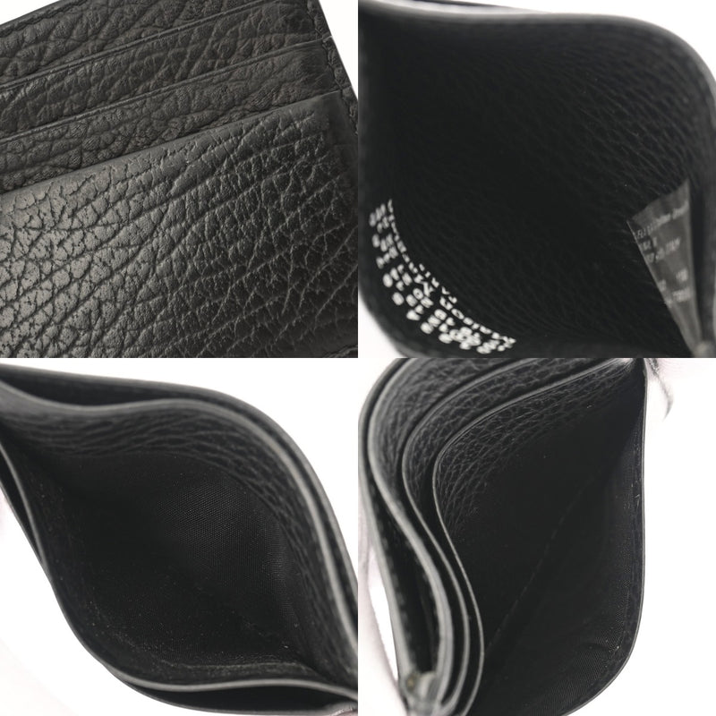 Maison Margiela メゾン マルジェラ カードケース ブラック ユニセックス レザー カードケース Bランク 中古 銀蔵