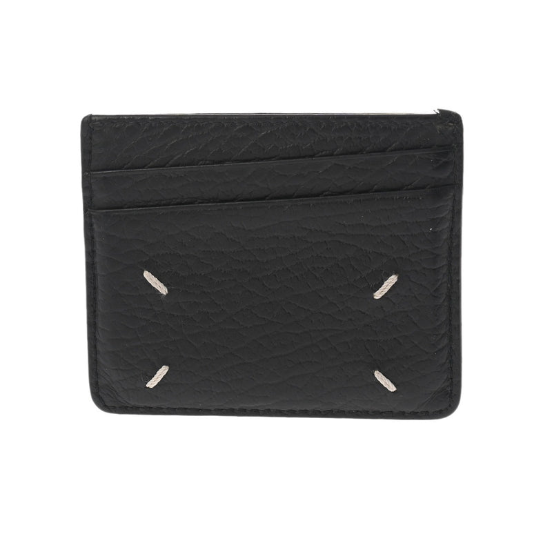 Maison Margiela メゾン マルジェラ カードケース ブラック ユニセックス レザー カードケース Bランク 中古 銀蔵