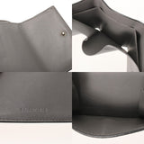 BALENCIAGA バレンシアガ ネオクラシック ミニウォレット グレー 640107 ユニセックス レザー 三つ折り財布 ABランク 中古 銀蔵