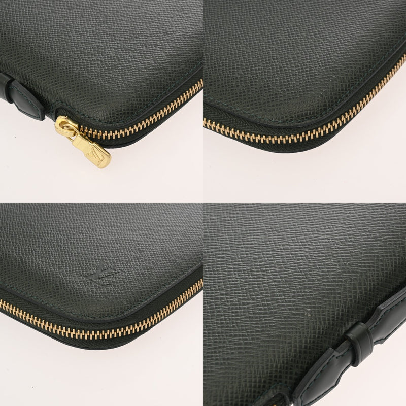 LOUIS VUITTON ルイヴィトン タイガ オーガナイザー アトール エピセア M30654 メンズ レザー トラベルケース Bランク 中古 銀蔵