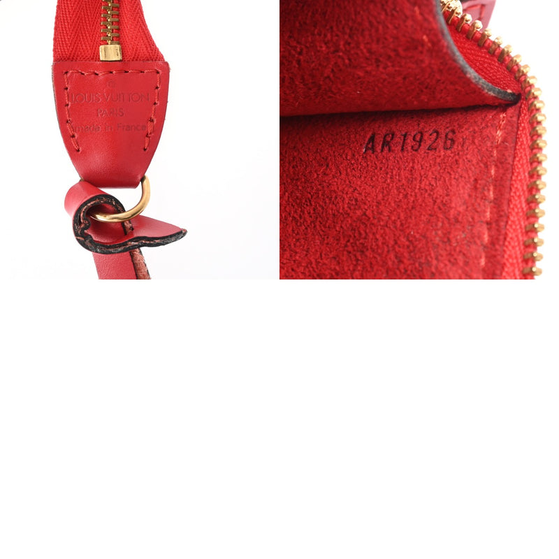 LOUIS VUITTON ルイヴィトン エピ ポシェット アクセソワール カスティリアンレッド M5294E レディース エピレザー アクセサリーポーチ Bランク 中古 銀蔵