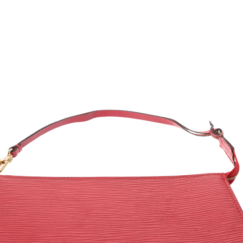 LOUIS VUITTON ルイヴィトン エピ ポシェット アクセソワール カスティリアンレッド M5294E レディース エピレザー アクセサリーポーチ Bランク 中古 銀蔵