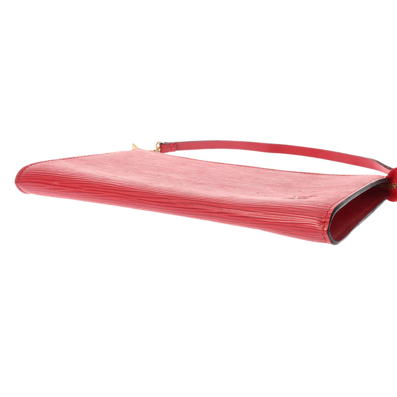 LOUIS VUITTON ルイヴィトン エピ ポシェット アクセソワール カスティリアンレッド M5294E レディース エピレザー アクセサリーポーチ Bランク 中古 銀蔵