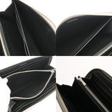 BALENCIAGA バレンシアガ ラウンドファスナー財布 シルバー シルバー金具 594290 ユニセックス グリッター素材 長財布 Bランク 中古 銀蔵