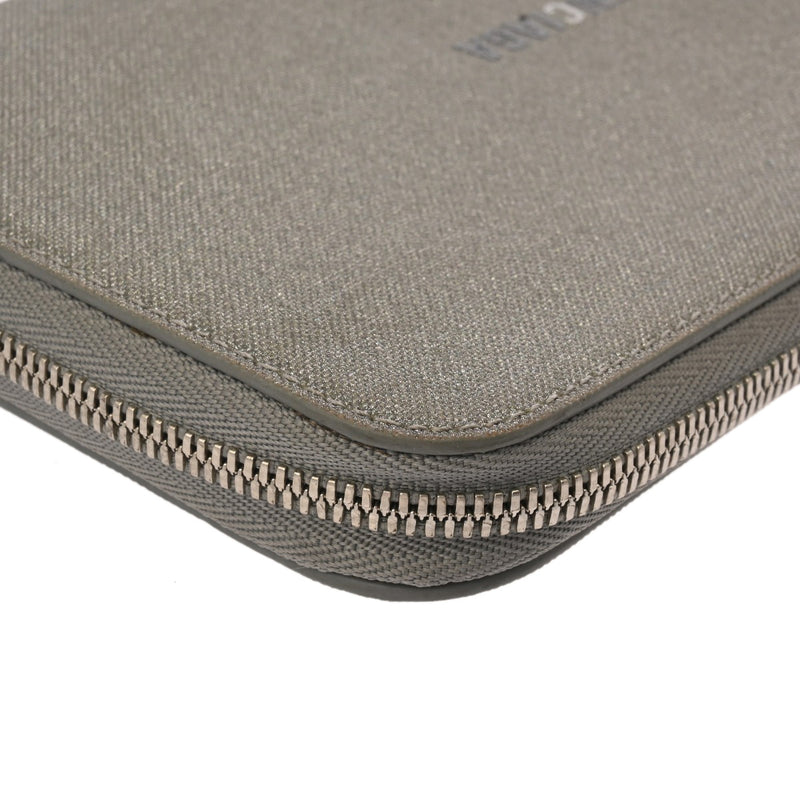 BALENCIAGA バレンシアガ ラウンドファスナー財布 シルバー シルバー金具 594290 ユニセックス グリッター素材 長財布 Bランク 中古 銀蔵