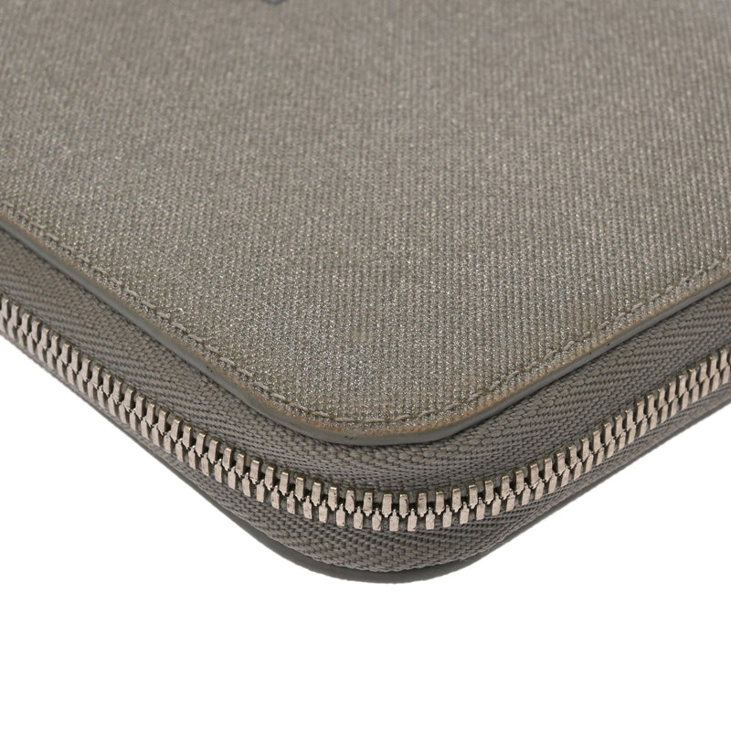 BALENCIAGA バレンシアガ ラウンドファスナー財布 シルバー シルバー金具 594290 ユニセックス グリッター素材 長財布 Bランク 中古 銀蔵